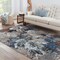 Homeroots 5 x 8 ft. Gray Abstract Foliage Area Rug 395989 - alternate 6